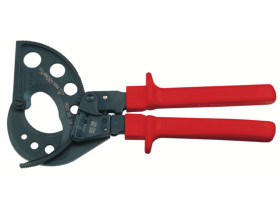 Нож кабельный с храповым механизмом с короткой изоляцией Intercable кабельный нож до ø / медь и, Алюминий, 480 мм2, 54 мм