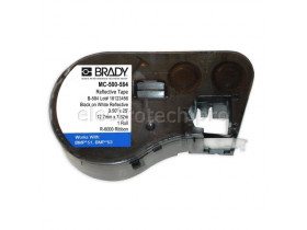 Светоотражающая лента Brady MC-500-584, белая, 12,70 мм * 6,1 м, печать чёрная (BMP41/51/53)