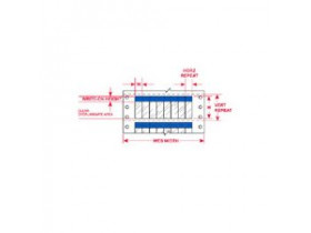 Этикетки Brady DAT-39-292-BL / 25,4x95,25мм, B-292