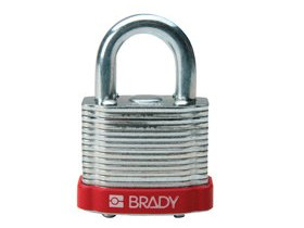 Замки стальные Brady цвет бампера, зеленый, 7 мм, 38 мм, Устойчив к низкой температуре, 1, 6 шт