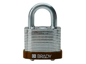 Замки стальные Brady цвет бампера, белый, 7 мм, 38 мм, Устойчив к низкой температуре, 1, 6 шт