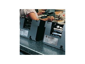 Этикетки вырубные для принтера minimark Brady в-7604 bpt-222-305,белая бумага, прямая печать, 450 шт, Рулон