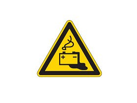 Знак безопасности предупреждающий осторожно скользко Brady 25 мм, b-7541, Ламинация, pic 324, Полиэстер, 250 шт