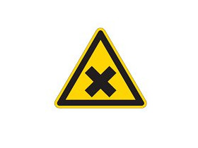 Знак безопасности предупреждающий пожароопасно. легковоспламеняющиеся вещества Brady 50 мм, b-7541, Ламинация, pic 300, Полиэстер, 250 шт
