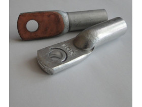 Алюмомедный наконечник под опрессовку «Русмарк» ТАМ 25-8-7 с медным напылением на контактной площадке