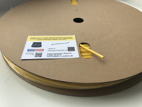 Трубка ТУТНГ «Русмарк», премиум, 6,0-3,0 мм, 2:1, жёлтая, для печати, 100 м