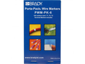Маркеры кабельные Brady pwm-pk-6