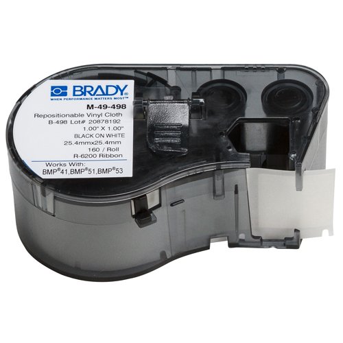 Этикетки Brady M-49-498 / 25,4x25,4мм, B-498
